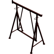 Folding jack | 'Compact S' | brown painted | wide: 1,20 m | Size 2 Height: 1.00 m - 1.75 m